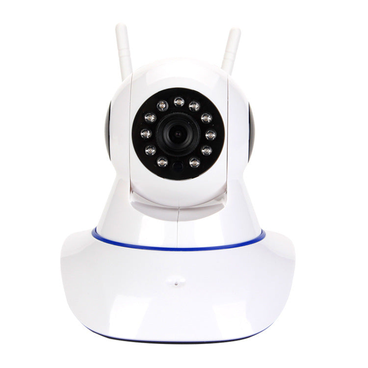 Telecamera dome installata a soffitto in un ambiente interno