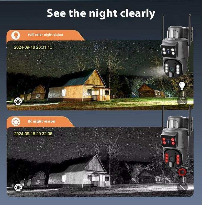Confezione e accessori inclusi con la telecamera solare 6 MP