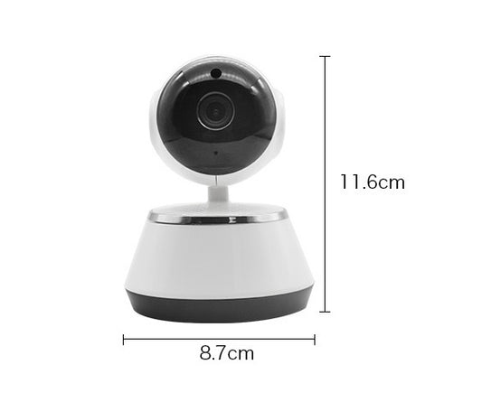 Telecamera videosorveglianza MicroElgo, design compatto 11.6cm x 8.7cm, ideale per sicurezza domestica