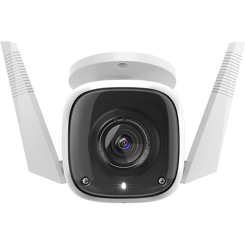 Dettaglio dell'obiettivo da 4 mm della telecamera di sicurezza
