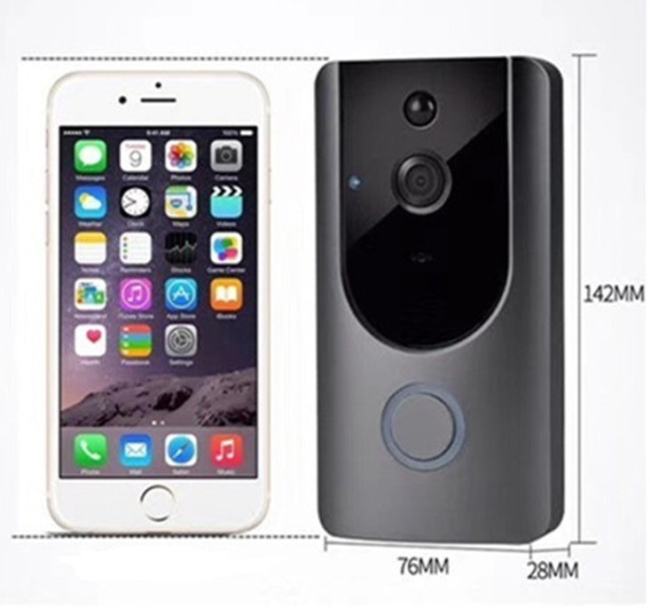 Telecamera videosorveglianza MicroElgo con dimensioni 142x76x28mm, compatibile con smartphone