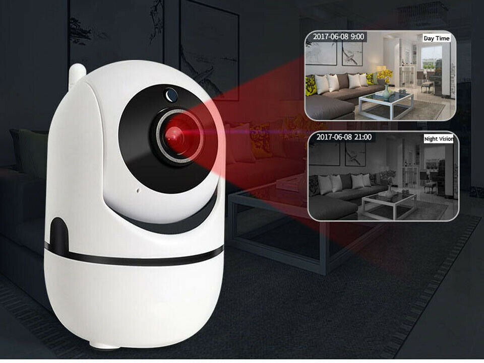 Telecamera di sorveglianza MicroElgo con visione notturna e modalità giorno/notte per sicurezza domestica