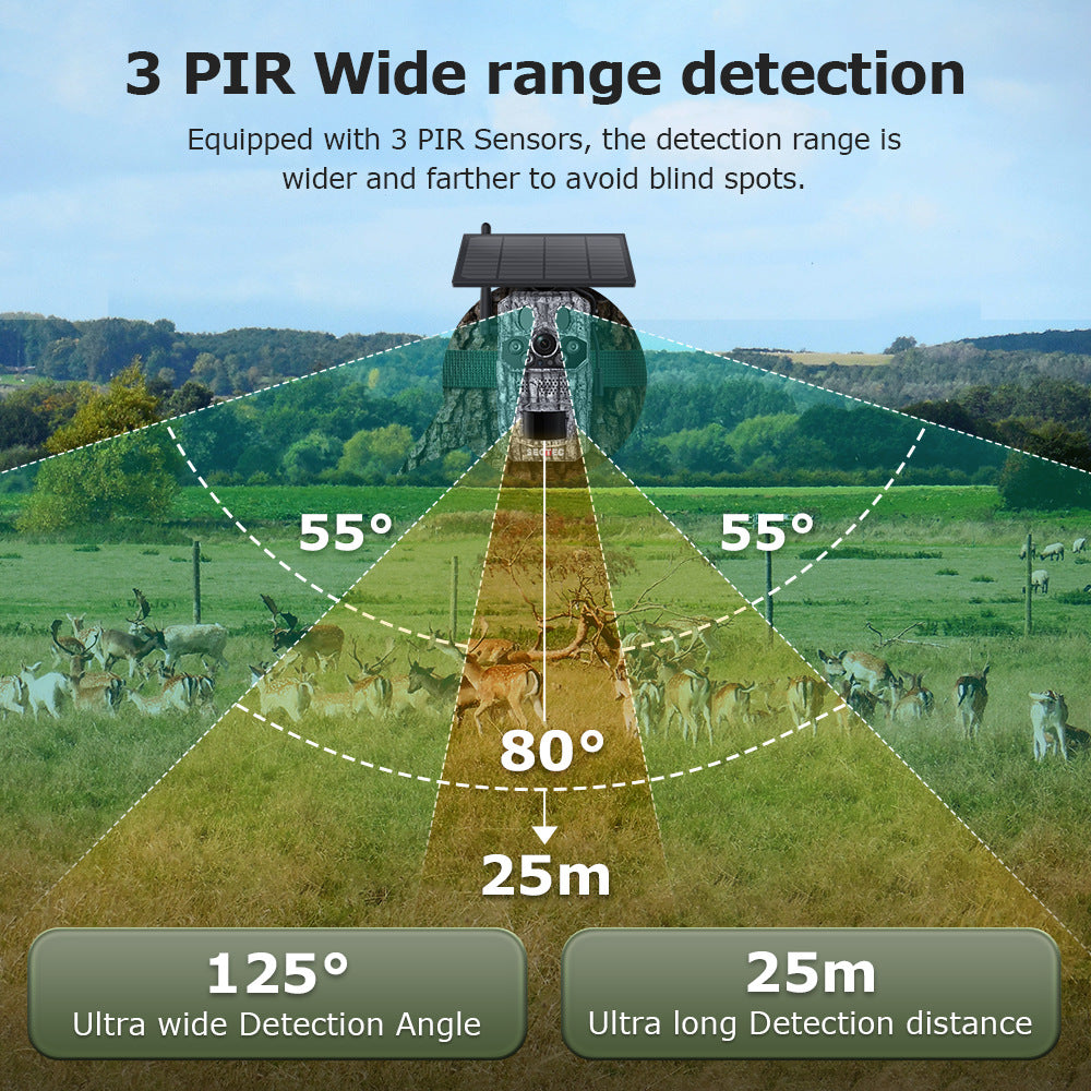 Foto ricevute sullo smartphone dalla fototrappola tramite SIM dati