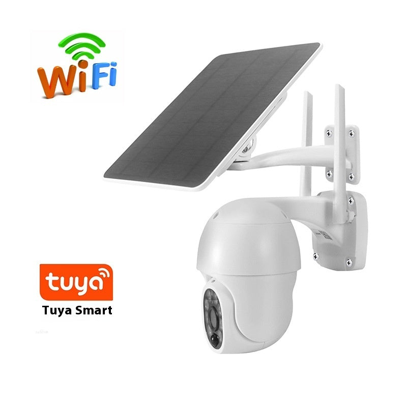 Telecamera solare versione WiFi con pannello solare e doppia antenna